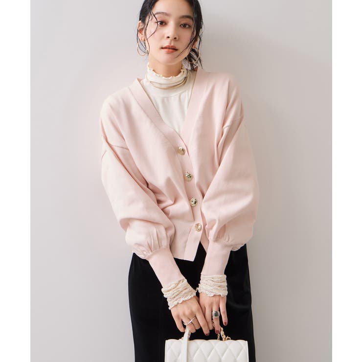 【WEB限定】メタル釦オーバーサイズカーディガン | VIS  | 詳細画像27 