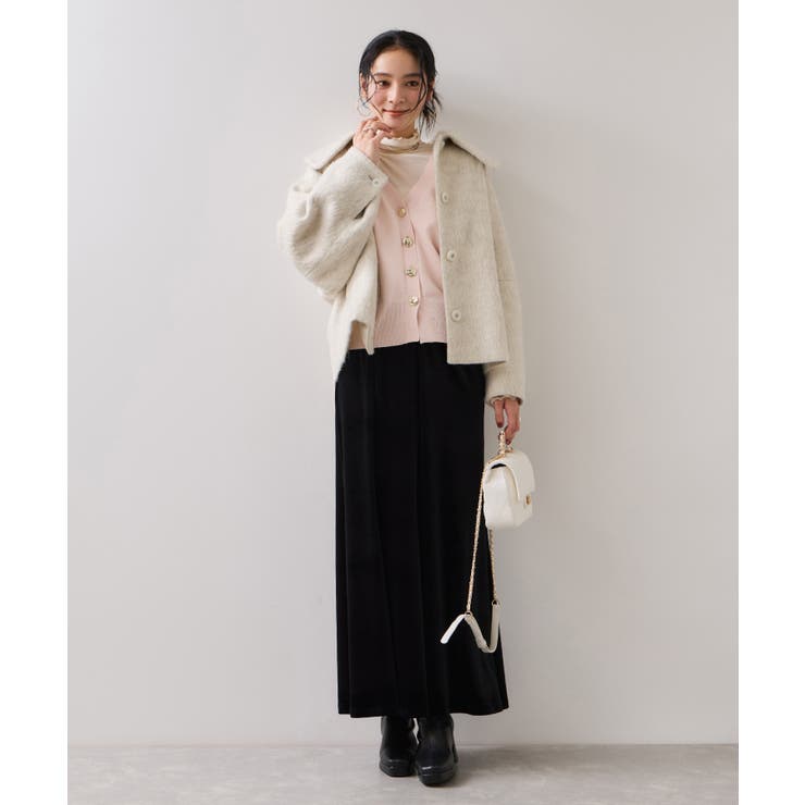 【WEB限定】メタル釦オーバーサイズカーディガン | VIS  | 詳細画像28 