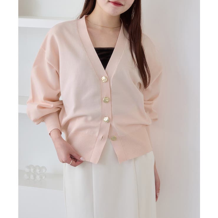 【WEB限定】メタル釦オーバーサイズカーディガン | VIS  | 詳細画像32 