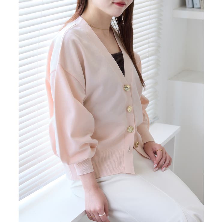 【WEB限定】メタル釦オーバーサイズカーディガン | VIS  | 詳細画像33 