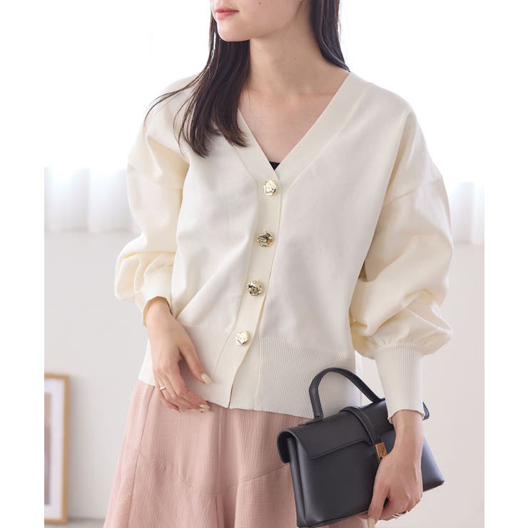 【WEB限定】メタル釦オーバーサイズカーディガン | VIS  | 詳細画像34 