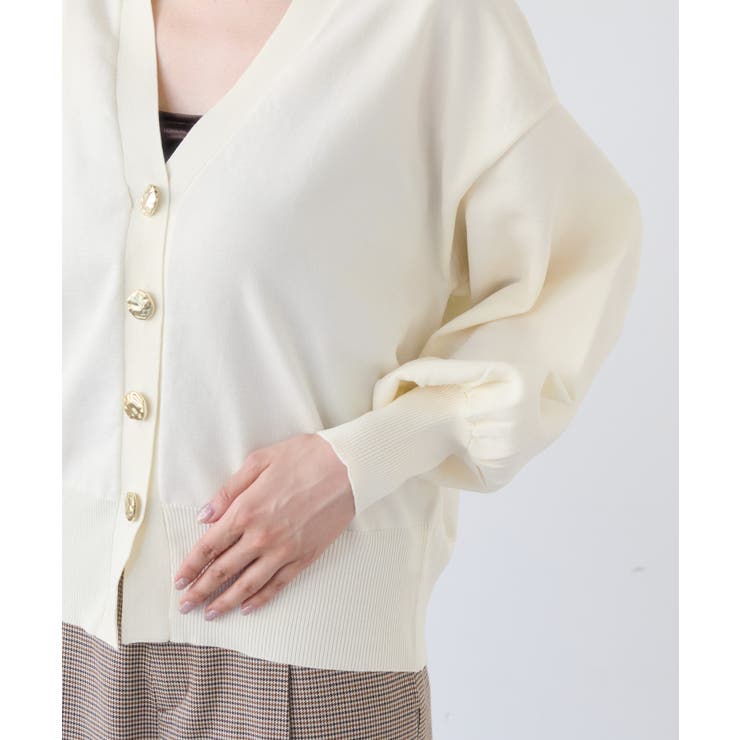 【WEB限定】メタル釦オーバーサイズカーディガン | VIS  | 詳細画像41 