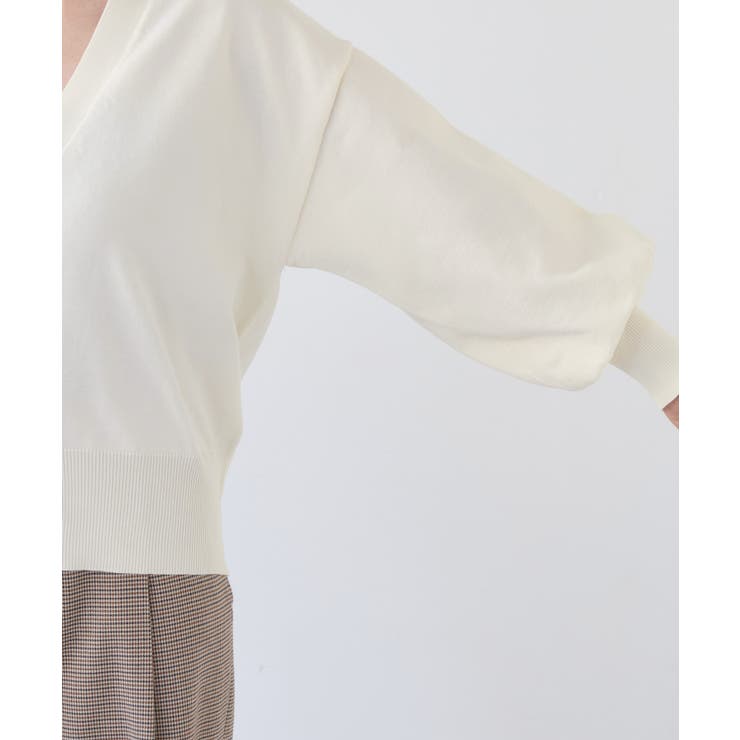 【WEB限定】メタル釦オーバーサイズカーディガン | VIS  | 詳細画像42 