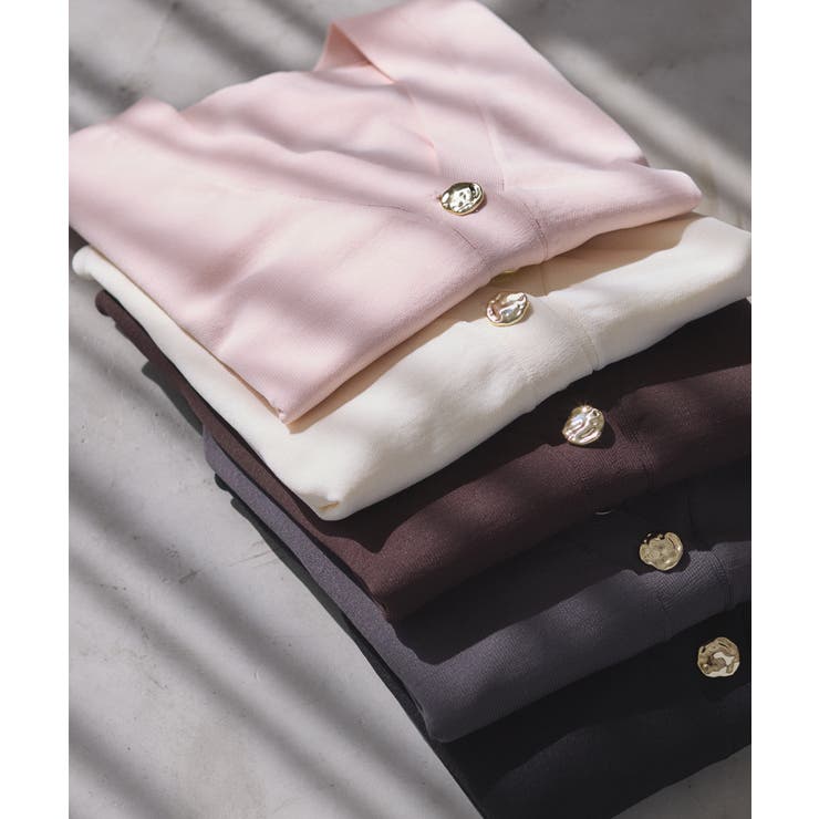 【WEB限定】メタル釦オーバーサイズカーディガン | VIS  | 詳細画像49 