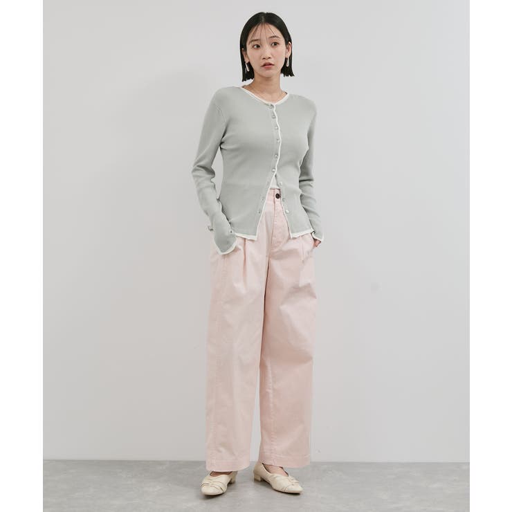 【WEB/一部店舗限定】配色メローバイカラーカーディガン | VIS  | 詳細画像18 