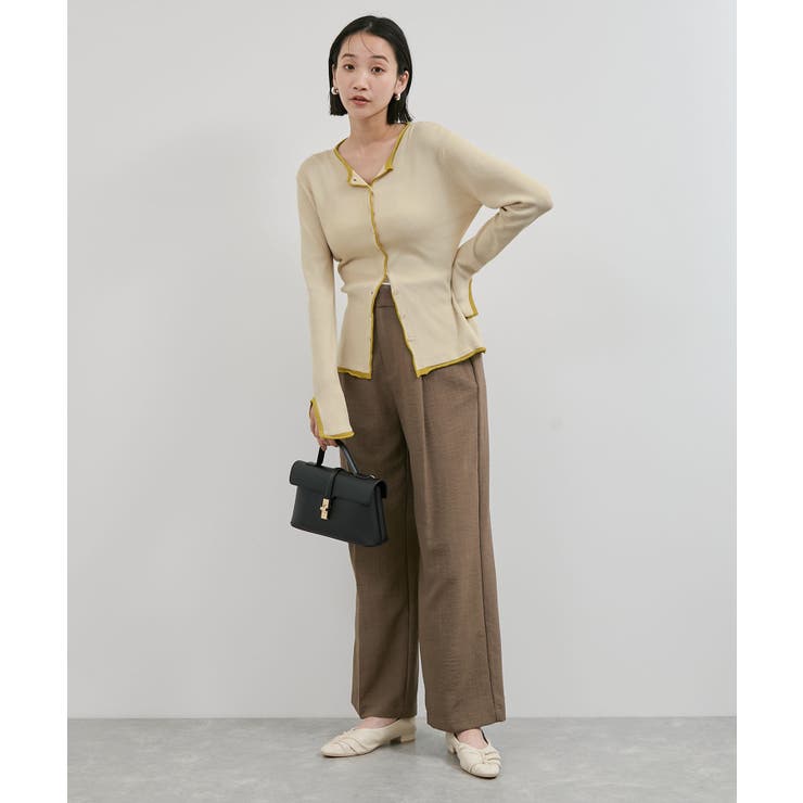 【WEB/一部店舗限定】配色メローバイカラーカーディガン | VIS  | 詳細画像25 