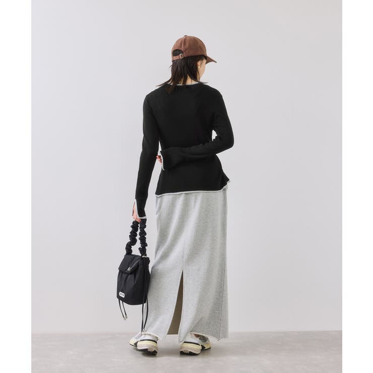 【WEB/一部店舗限定】配色メローバイカラーカーディガン | VIS  | 詳細画像3 