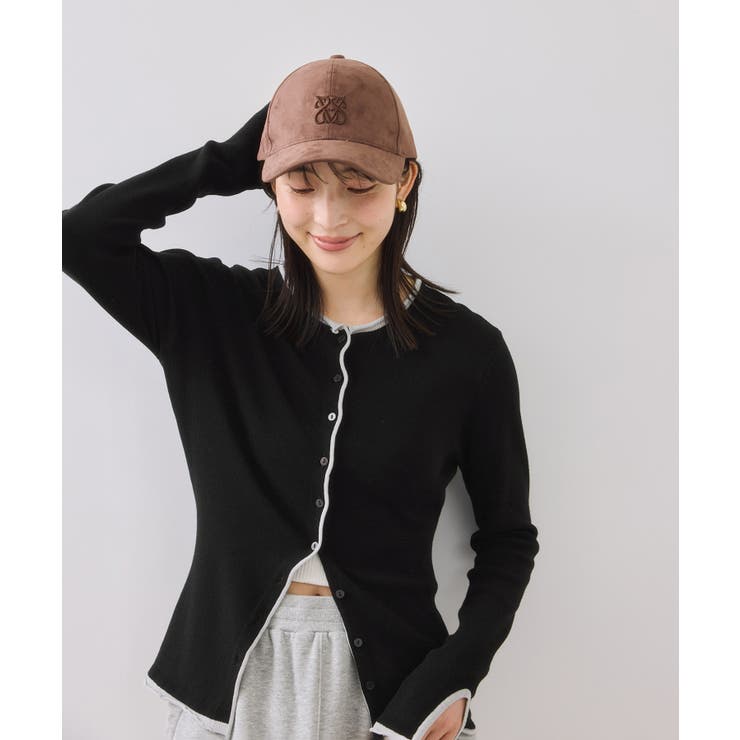 【WEB/一部店舗限定】配色メローバイカラーカーディガン | VIS  | 詳細画像4 