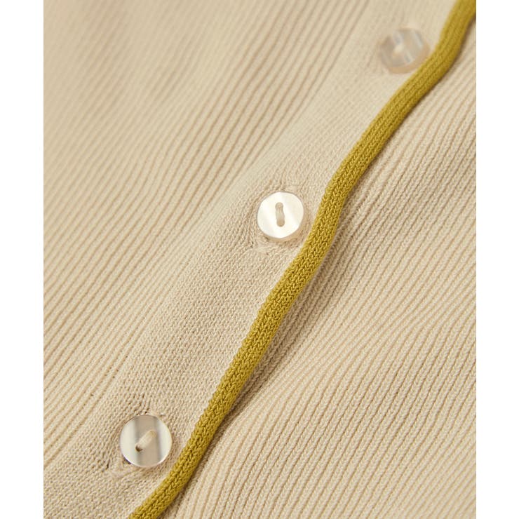 【WEB/一部店舗限定】配色メローバイカラーカーディガン | VIS  | 詳細画像41 