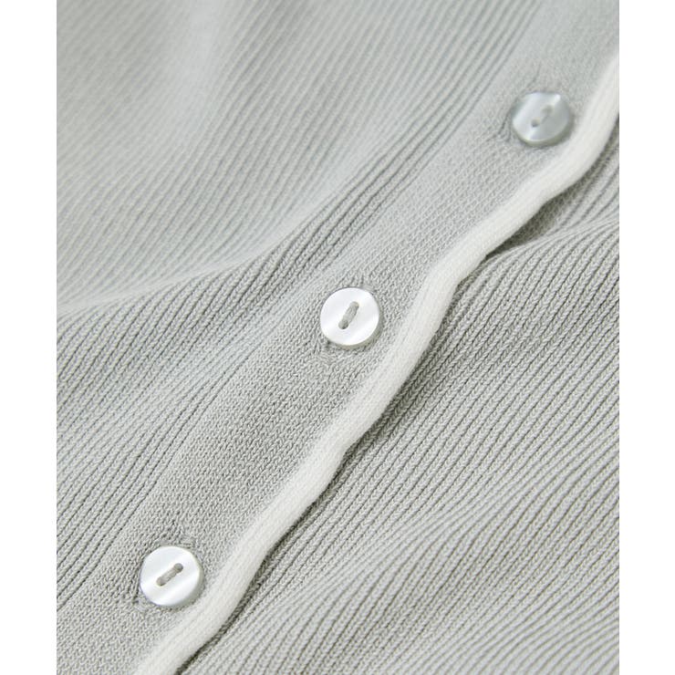 【WEB/一部店舗限定】配色メローバイカラーカーディガン | VIS  | 詳細画像43 