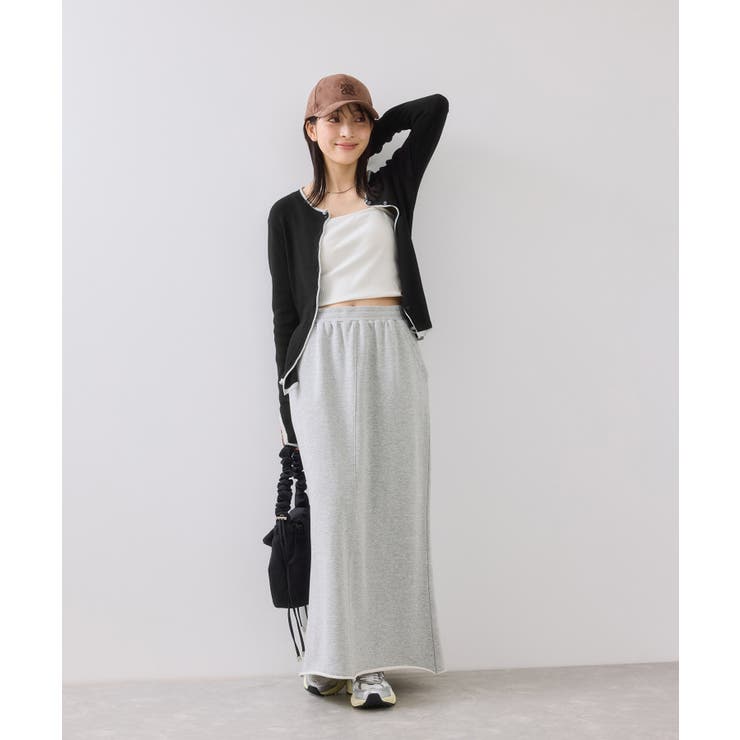 【WEB/一部店舗限定】配色メローバイカラーカーディガン | VIS  | 詳細画像8 