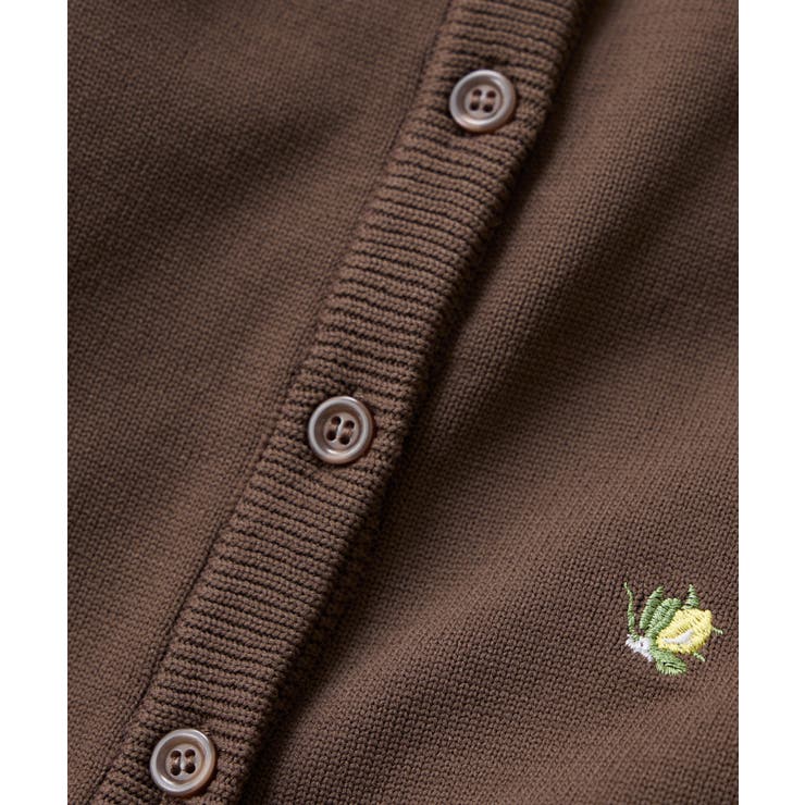 【WEB限定】フルーツ刺しゅうクルーネックカーディガン | VIS  | 詳細画像24 