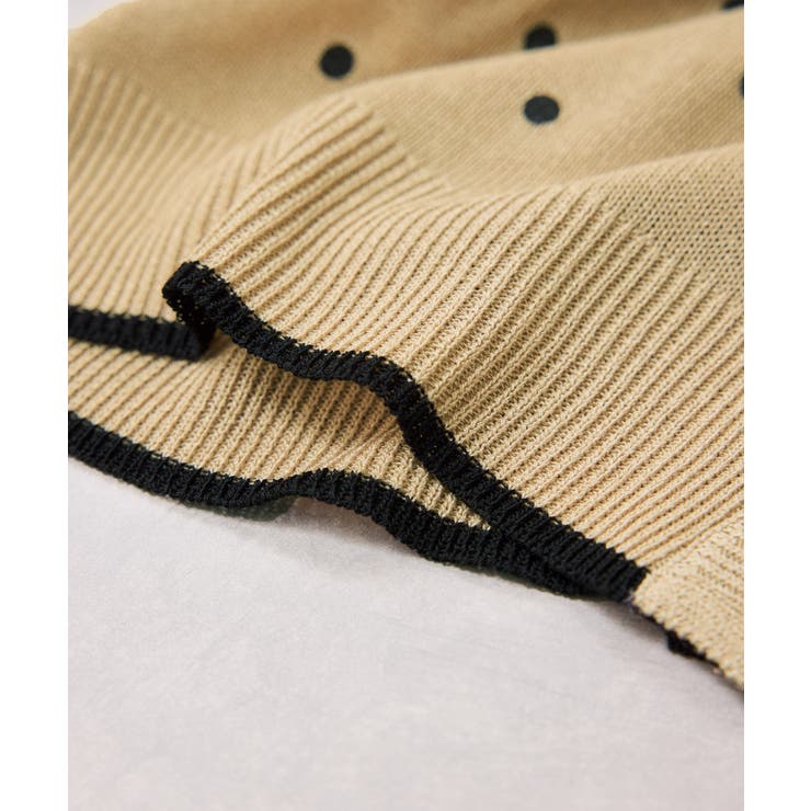 【WEB限定】麻ライクドット配色カーディガン | VIS  | 詳細画像23 