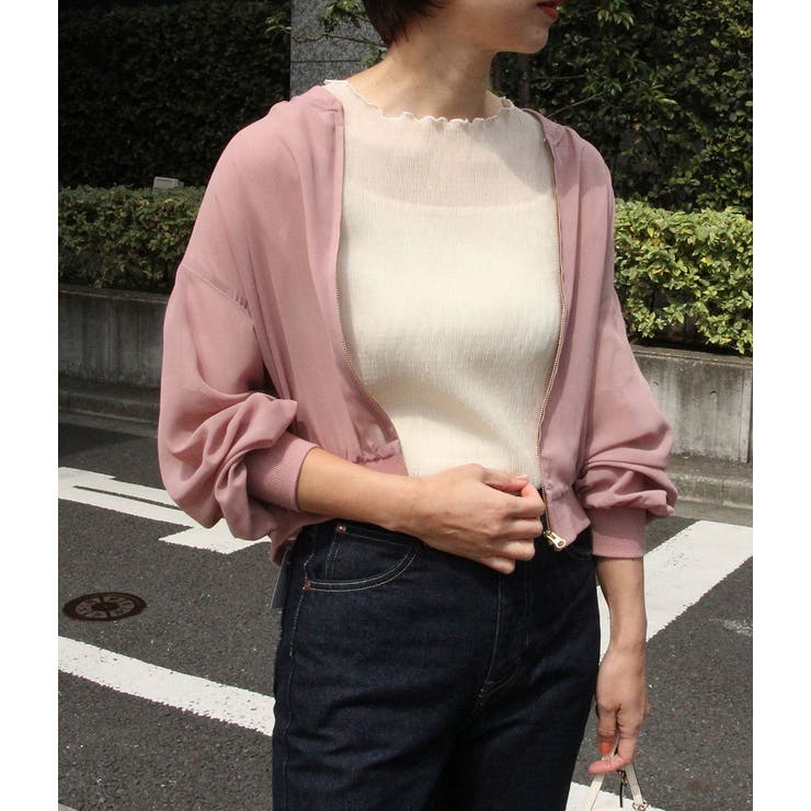 シアーボリュームブルゾン[品番：VISW0007537]｜VIS （ビス ）の