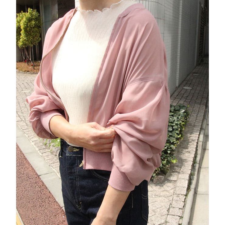 シアーボリュームブルゾン[品番：VISW0007537]｜VIS （ビス ）の