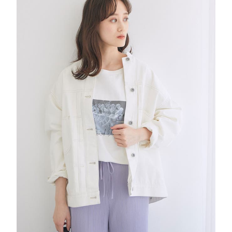 美人百花4月号掲載 ノーカラーデニムgジャン 品番 Visw Vis ビス のレディースファッション通販 Shoplist ショップリスト 美人百花4月号掲載 ノーカラーデニムgジャン 品番 Visw Vis ビス のレディースファッション通販 Shoplist ショップリスト