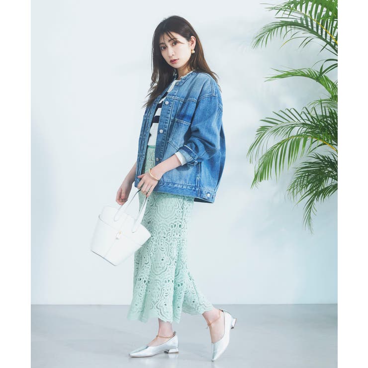 ORGABITS(R)】ミドル丈デニムGジャン【sustainable】[品番