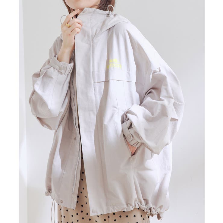 ビス アウトドア プロダクツ コラボ マウンテンパーカー ベージュ S VIS（ビス）の「【楽天限定】【OUTDOOR PRODUCTSコラボ
