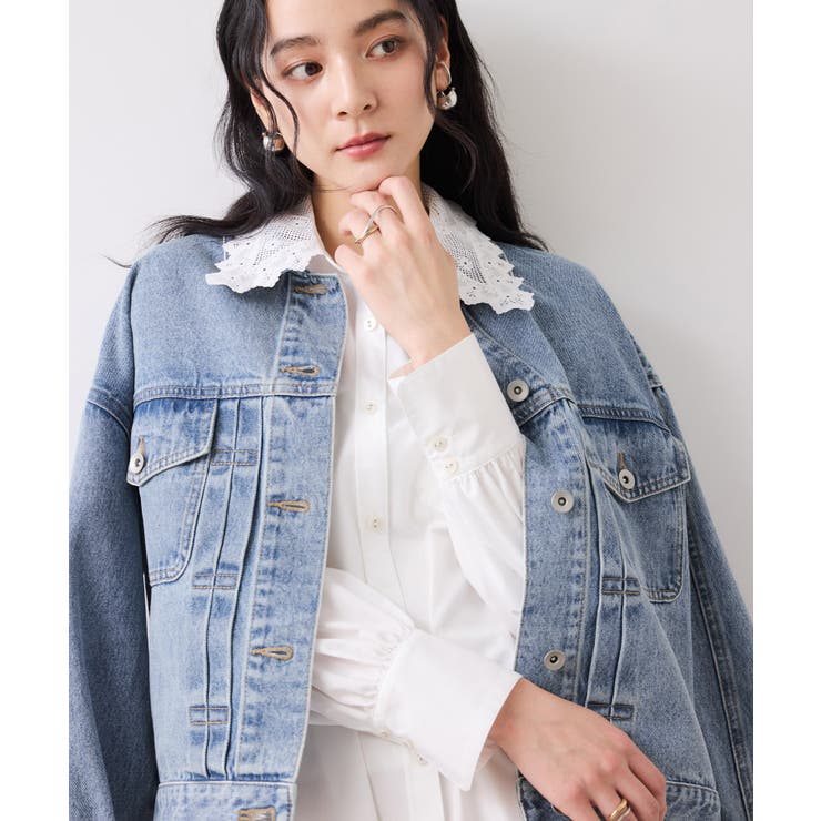 ボリュームスリーブデニムジャケット | VIS  | 詳細画像12 