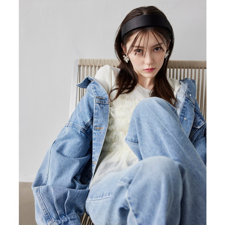 ボリュームスリーブデニムジャケット | VIS  | 詳細画像3 