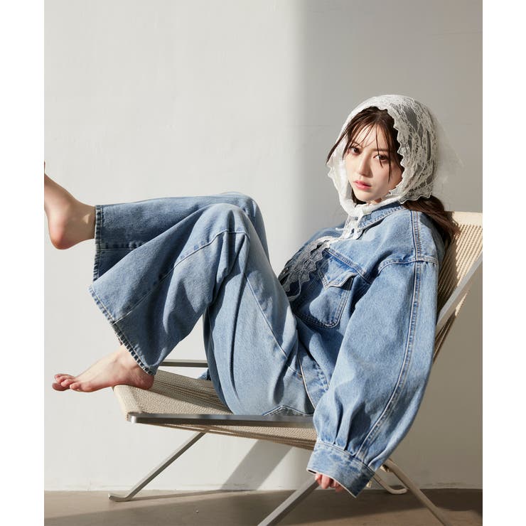 ボリュームスリーブデニムジャケット | VIS  | 詳細画像7 