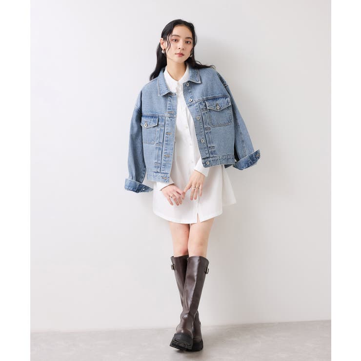 ボリュームスリーブデニムジャケット | VIS  | 詳細画像9 