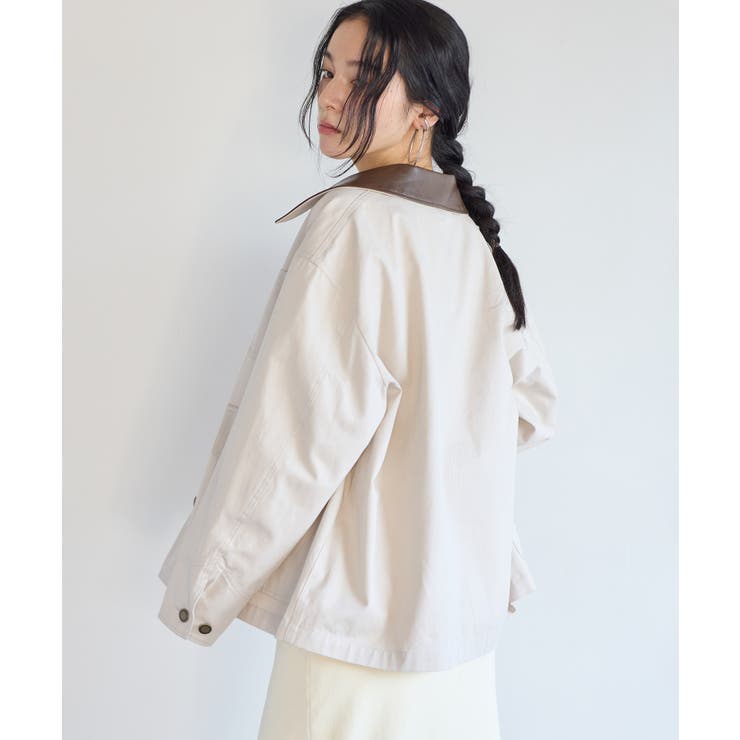 バイカラー衿カバーオール | VIS  | 詳細画像10 