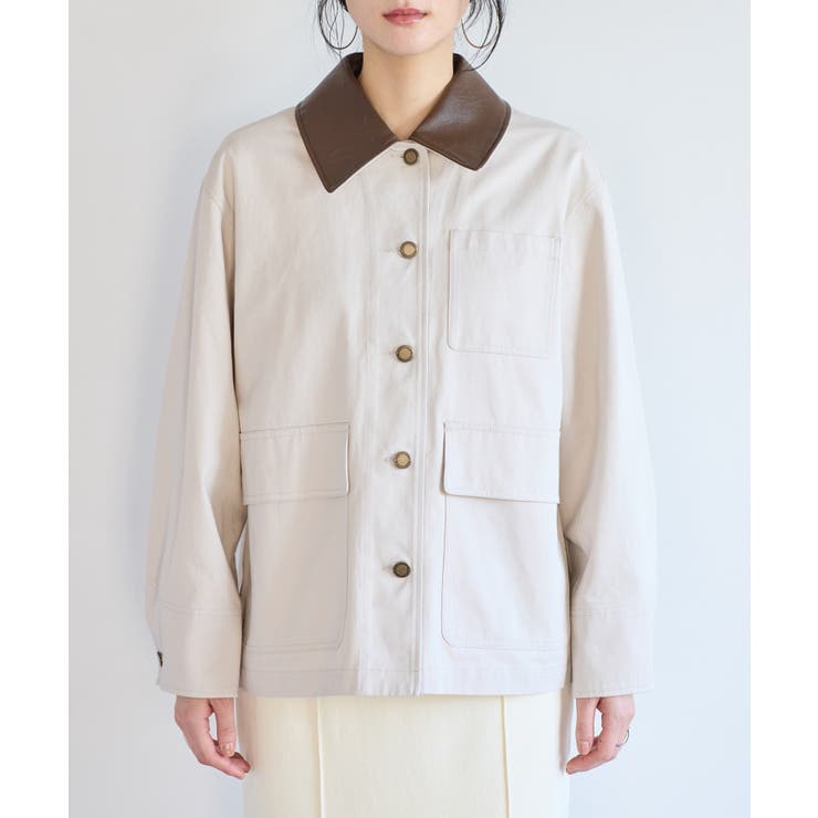 バイカラー衿カバーオール | VIS  | 詳細画像12 