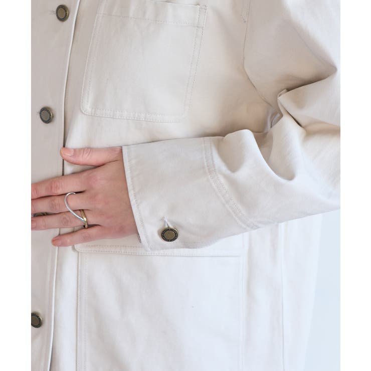 バイカラー衿カバーオール | VIS  | 詳細画像16 