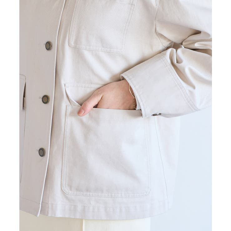 バイカラー衿カバーオール | VIS  | 詳細画像17 