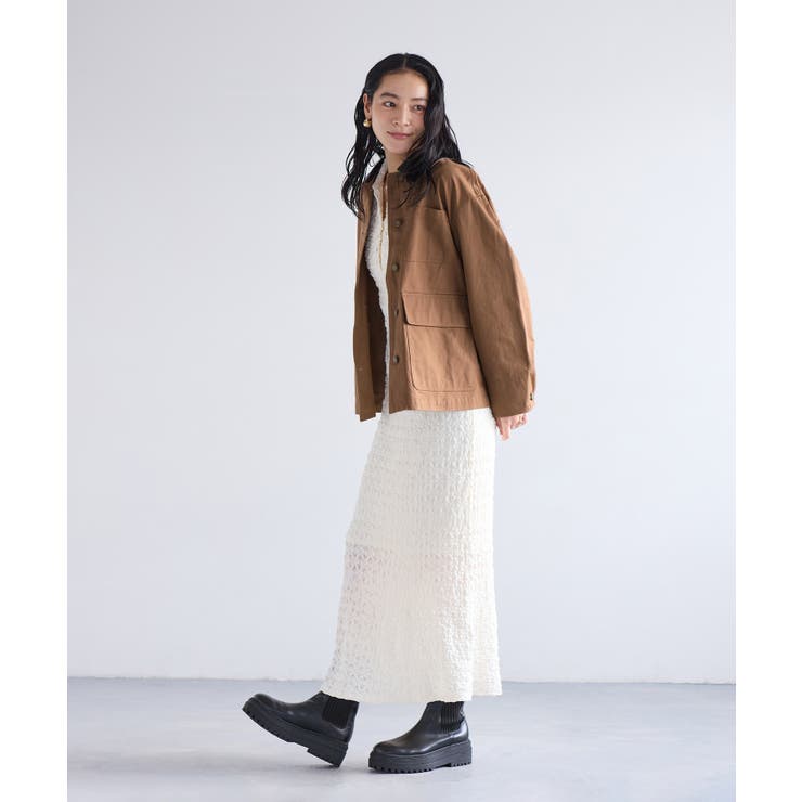 バイカラー衿カバーオール | VIS  | 詳細画像3 