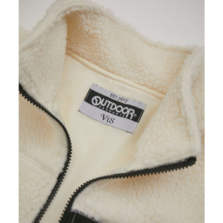 ★新品タグ付★ Vis × OUTDOOR PRODUCTSコラボ ボアブルゾン OUTDOORPRODUCTSコラボ】ボアブルゾン[品番：VISW0023790]｜VIS