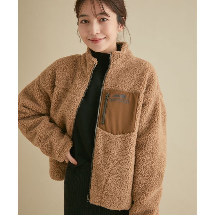 OUTDOORPRODUCTSコラボ】ボアブルゾン[品番：VISW0023790]｜VIS （ビス 