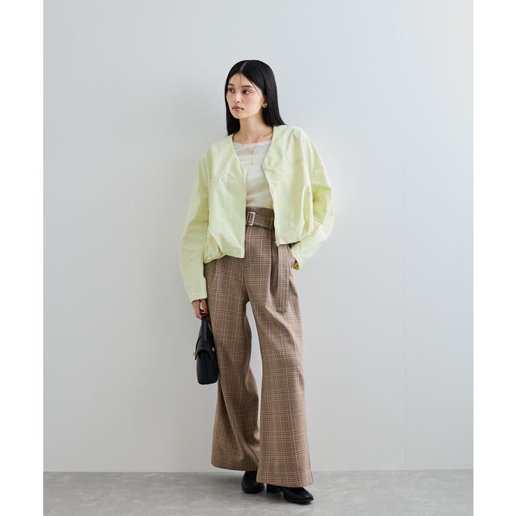 Vネックボリュームギャザーブルゾン【UVケア・撥水】 | VIS  | 詳細画像2