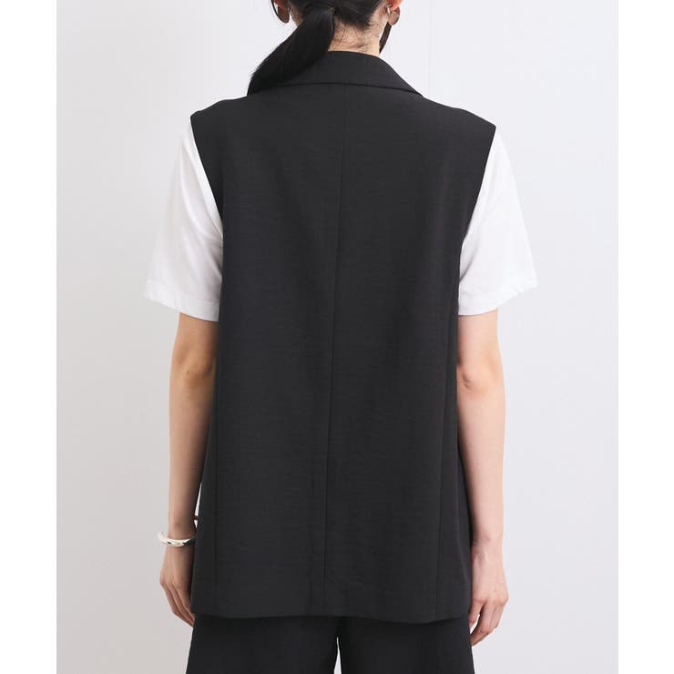 【セットアップ対応】サイド深スリットジレベスト | VIS  | 詳細画像11 
