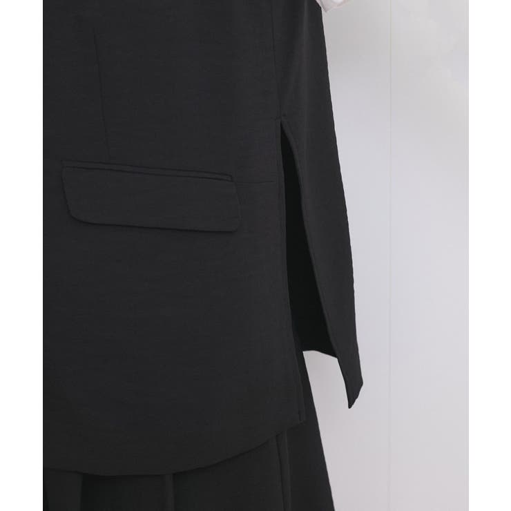 【セットアップ対応】サイド深スリットジレベスト | VIS  | 詳細画像14 