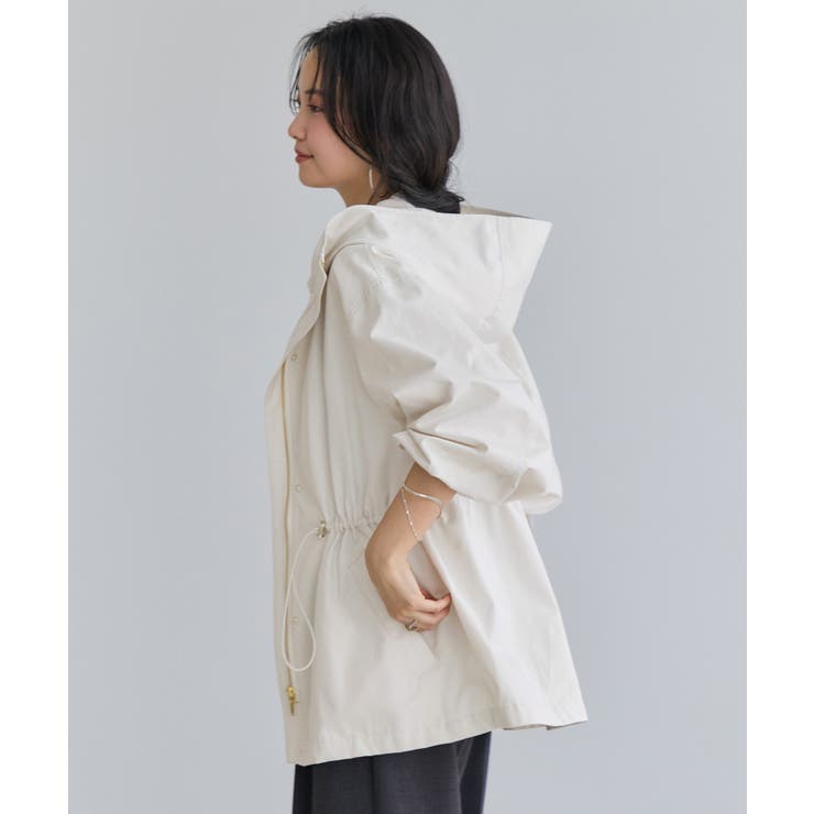 オフホワイト(15) | ウエストマークナイロンジャケット/スプリングマウンテンパーカー | VIS 