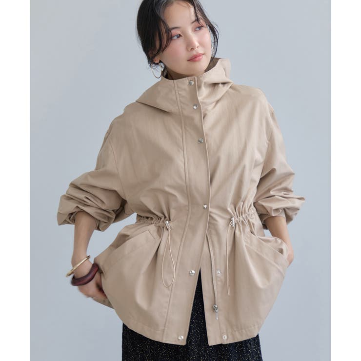 ベージュ(27) | ウエストマークナイロンジャケット/スプリングマウンテンパーカー | VIS 