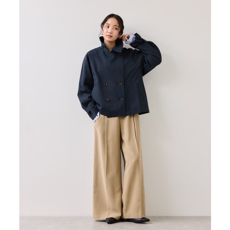 ショートトレンチコート/UVケア・撥水・花粉ガード | VIS  | 詳細画像19 