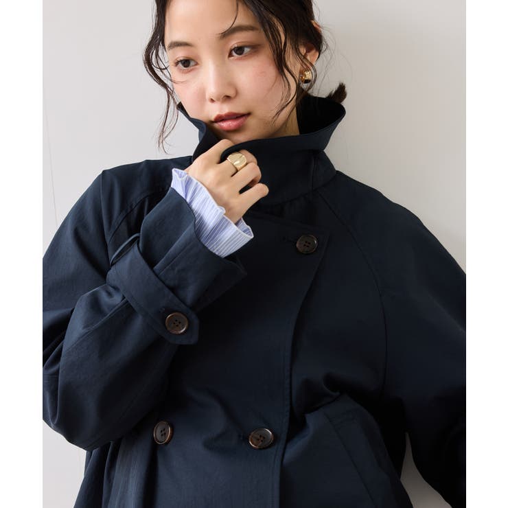 ショートトレンチコート/UVケア・撥水・花粉ガード | VIS  | 詳細画像21 