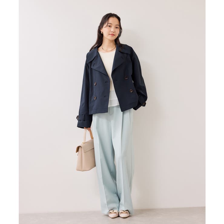 ショートトレンチコート/UVケア・撥水・花粉ガード | VIS  | 詳細画像22 