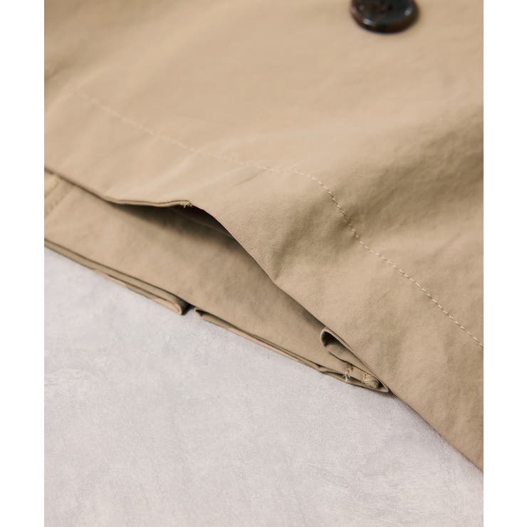 ショートトレンチコート/UVケア・撥水・花粉ガード | VIS  | 詳細画像41 