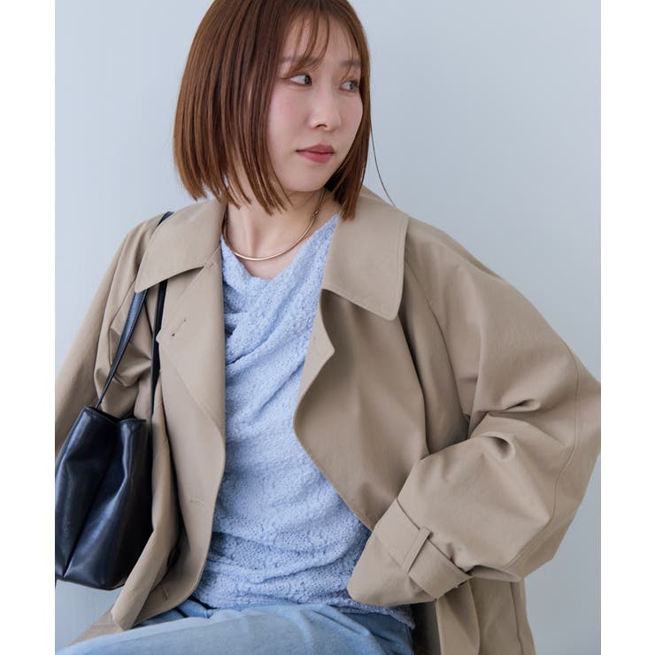 ショートトレンチコート/UVケア・撥水・花粉ガード | VIS  | 詳細画像50 