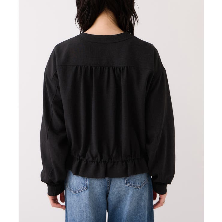 美easyリネンライクジップ裾フリルブルゾン/イージーケア・接触冷感 | VIS  | 詳細画像22 