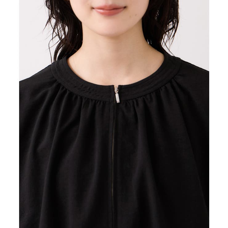 美easyリネンライクジップ裾フリルブルゾン/イージーケア・接触冷感 | VIS  | 詳細画像23 