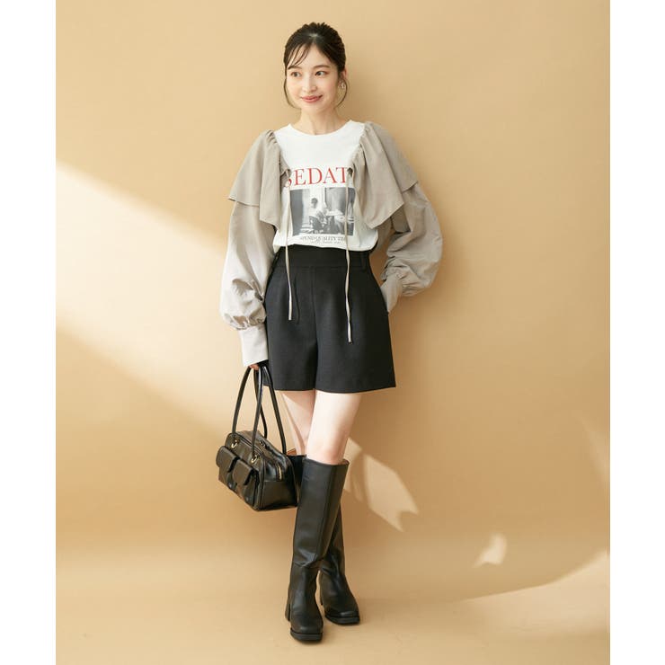 【上下2WAY】ピーチ起毛ブルゾン | VIS  | 詳細画像13