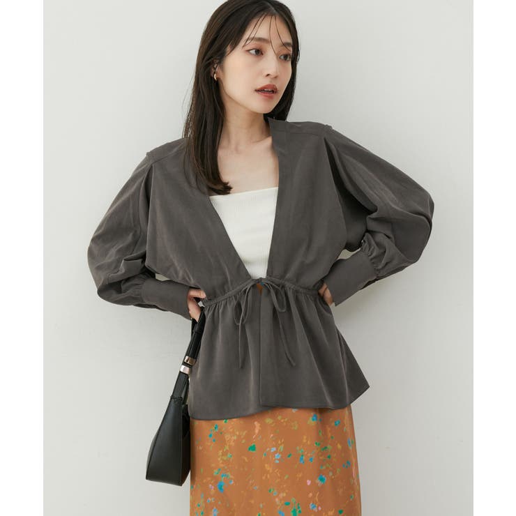 【上下2WAY】ピーチ起毛ブルゾン | VIS  | 詳細画像2