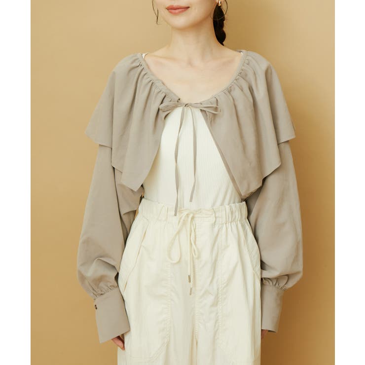 【上下2WAY】ピーチ起毛ブルゾン | VIS  | 詳細画像23