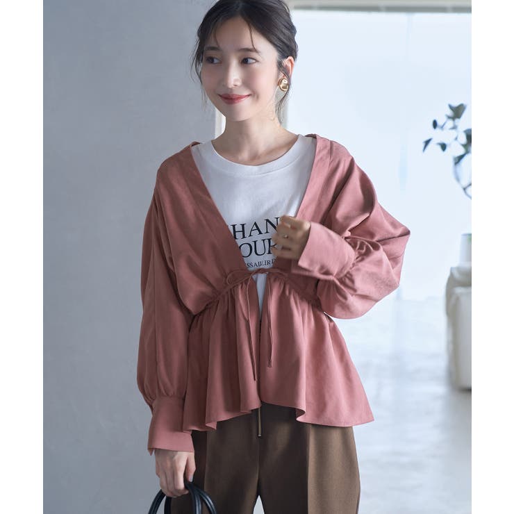 【上下2WAY】ピーチ起毛ブルゾン | VIS  | 詳細画像6