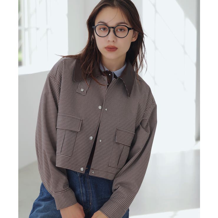 ブラウン系(23) | ショートカバーオールジャケット | VIS